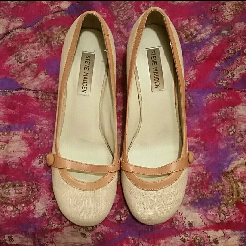 Steve Madden Tweed Kitten Heels