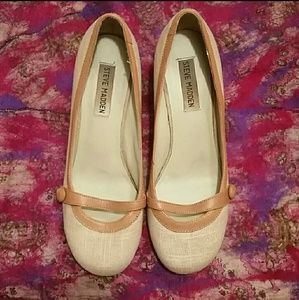 Steve Madden Tweed Kitten Heels
