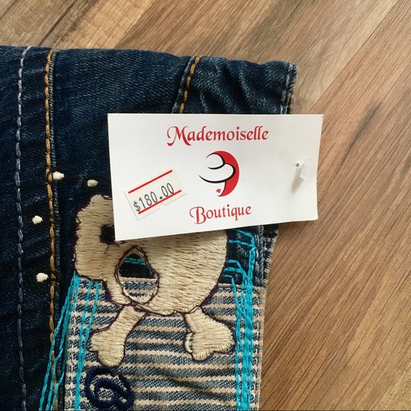  Man's Blue Tattoo Jeans  - Picture 7 of 7