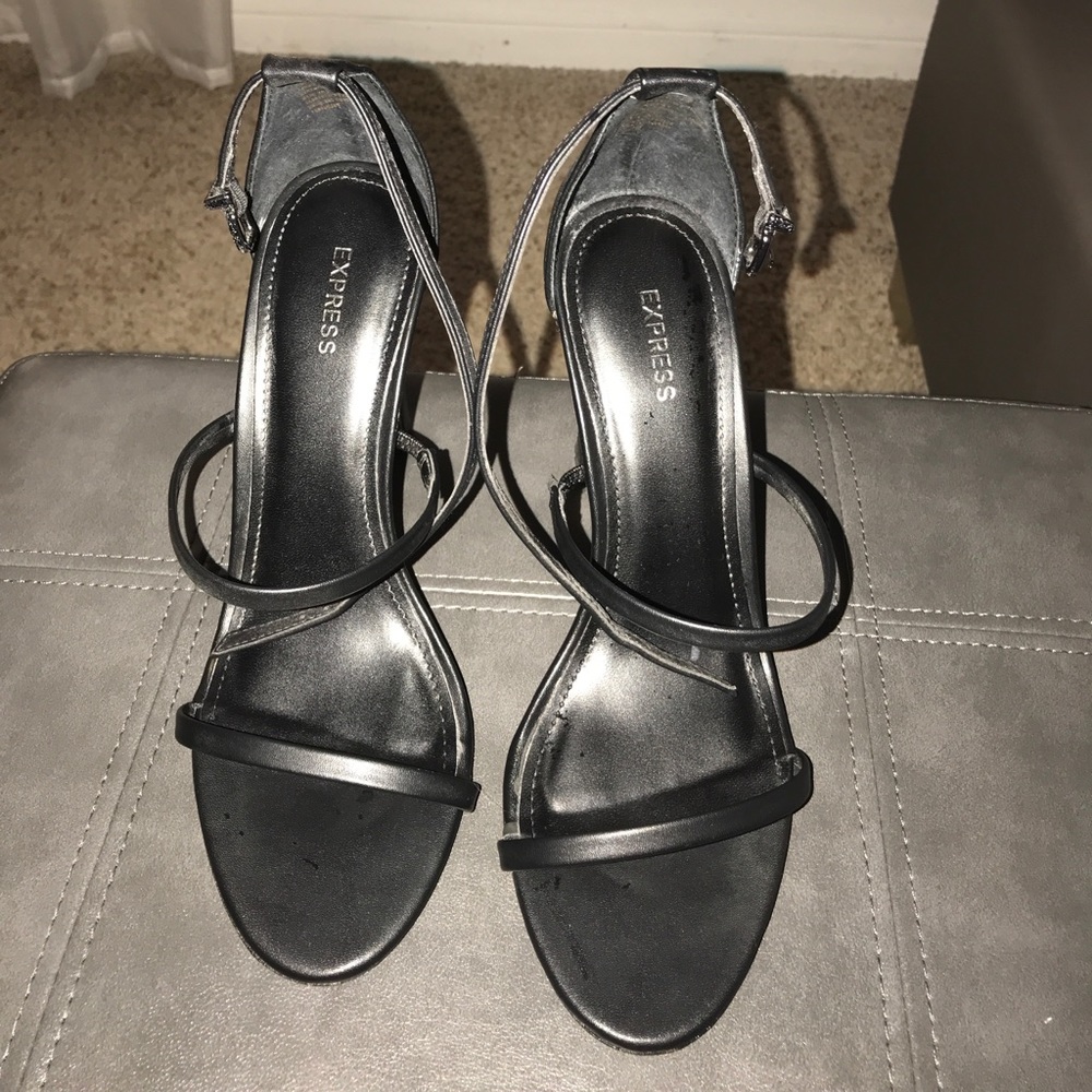 Express Strappy Heels worn only once