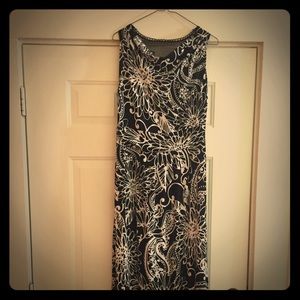 Black and White Maxi Dress