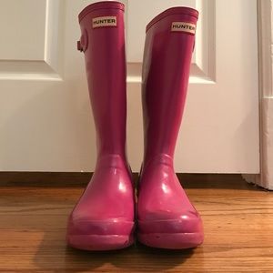 Pink Hunter Rain Boots