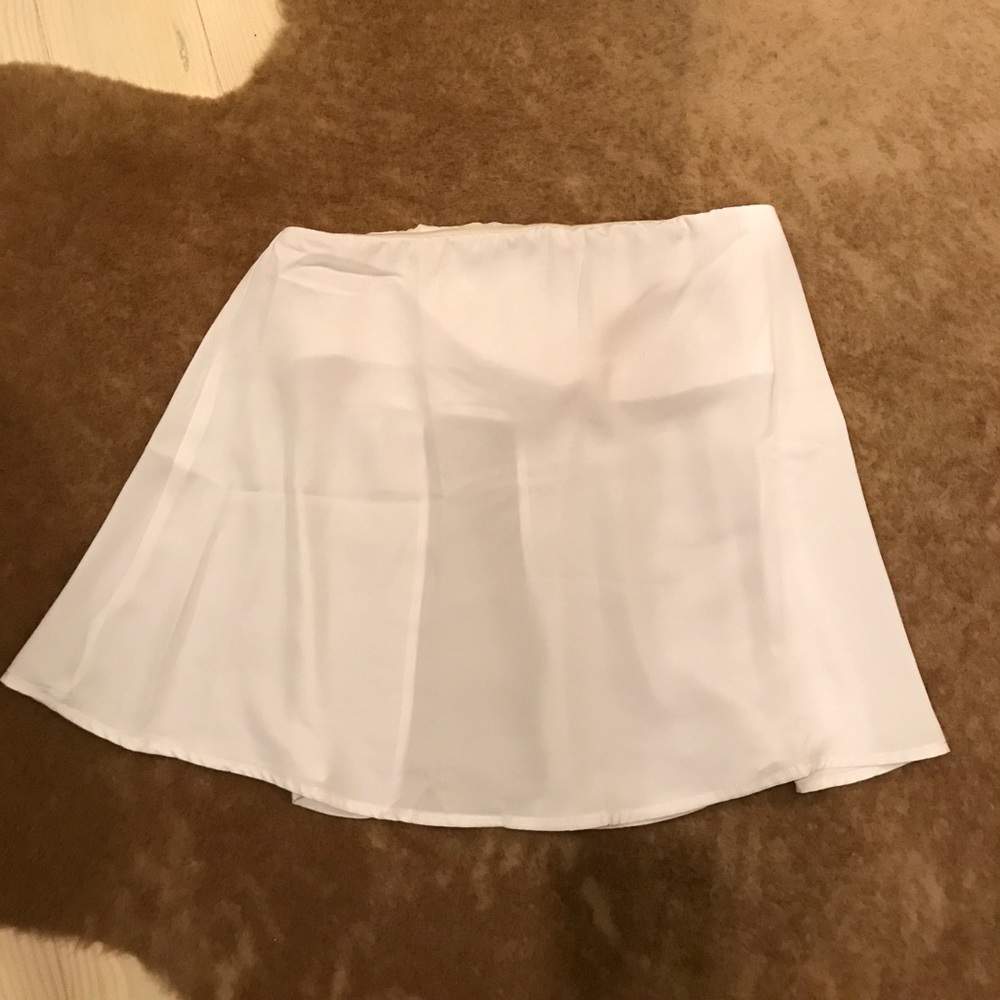 Strapless white top