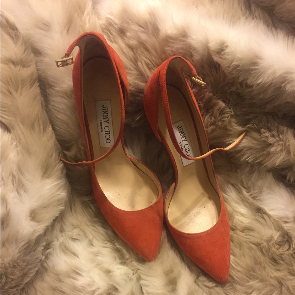 Jimmy Choo Half D’Orsay Suede Pump