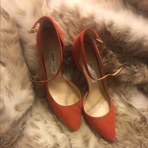 Jimmy Choo Half D’Orsay Suede Pump