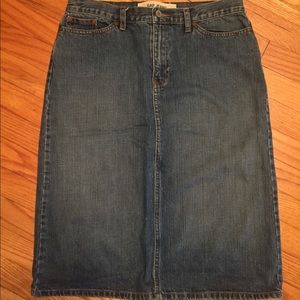 Gap denim skirt