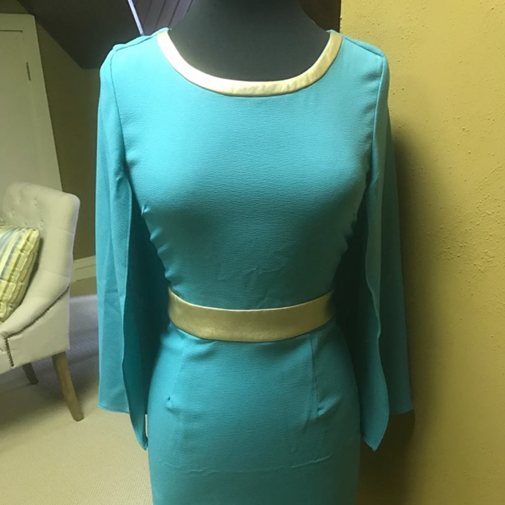 C. Luce caped dress large $69 NWT