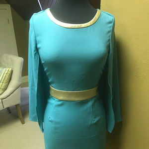 C. Luce caped dress large $69 NWT