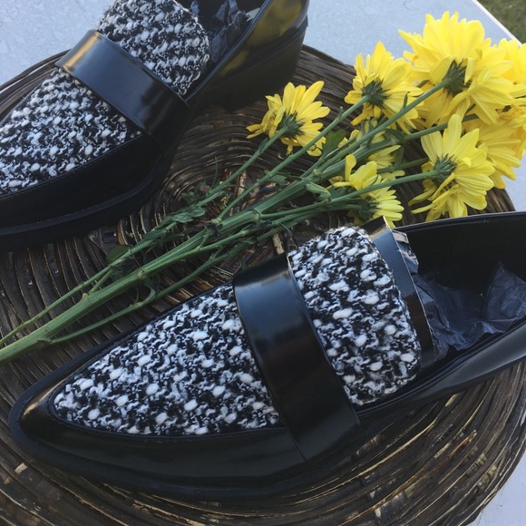 Zara Combined Fabric Loafers - Picture 2 of 4