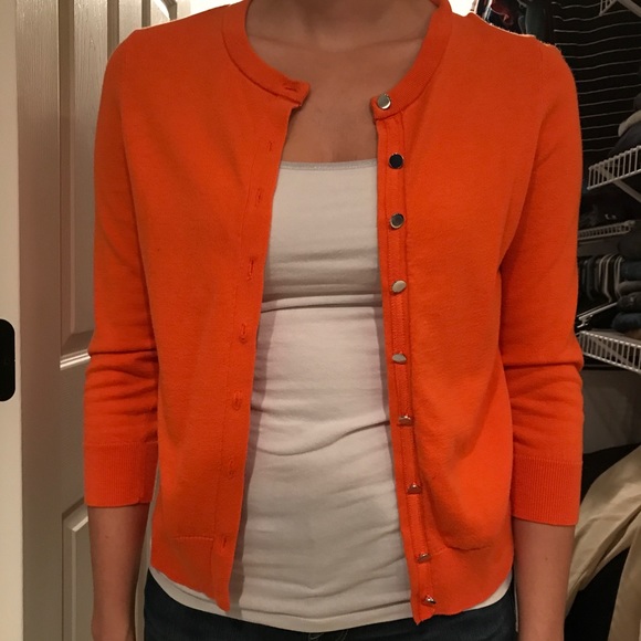 Banana Republic Sweaters - Orange Cardigan