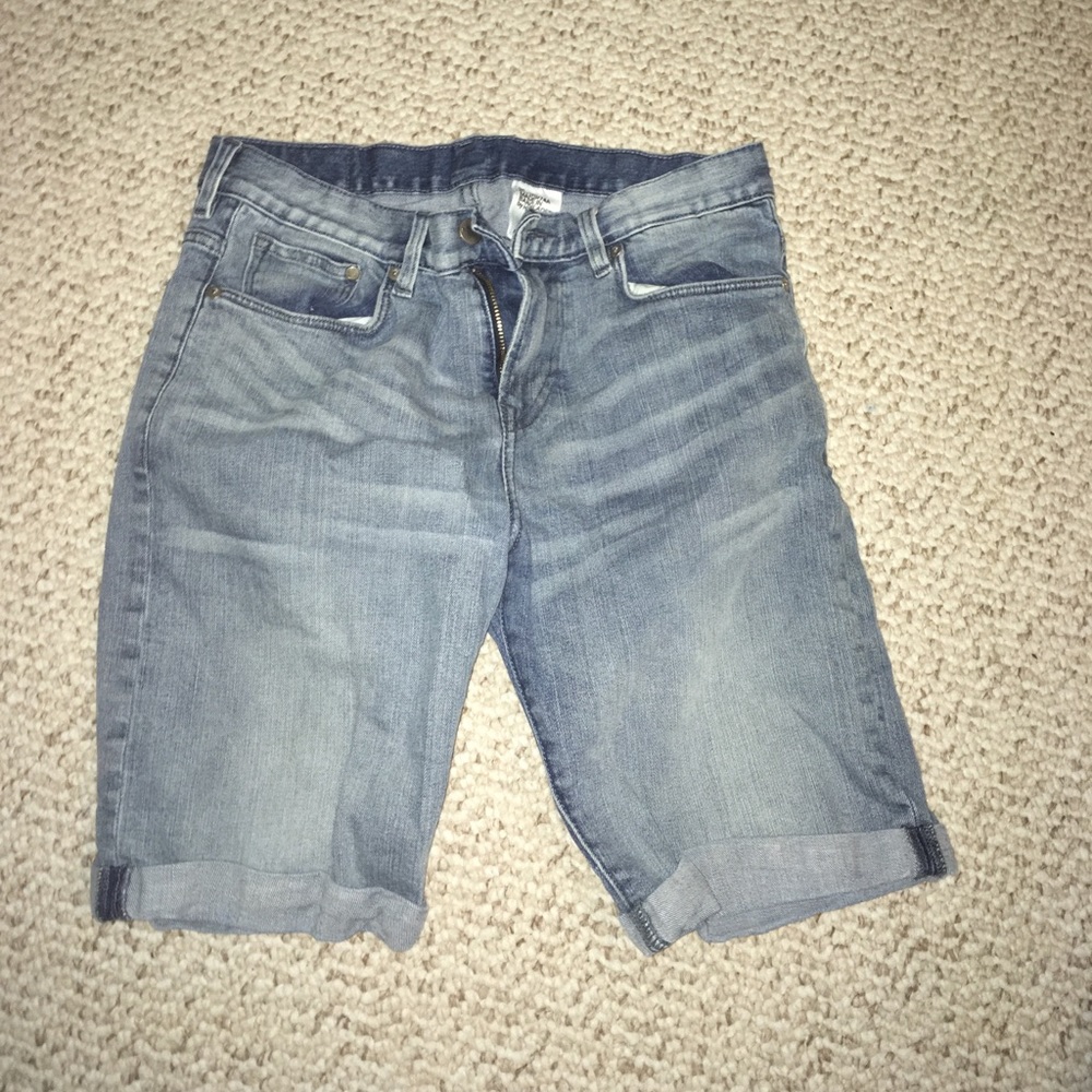 skinny jean shorts
