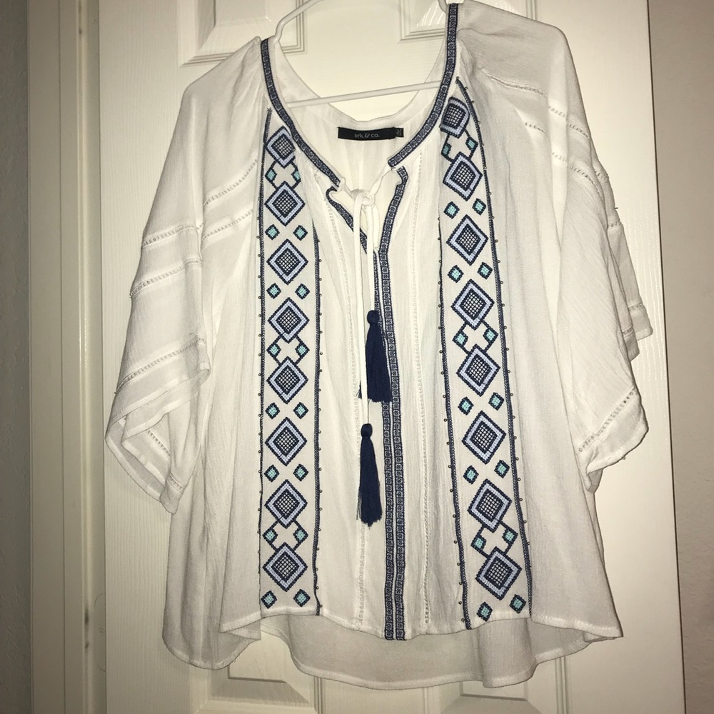 Relaxed 3/4 Sleeve Shirt