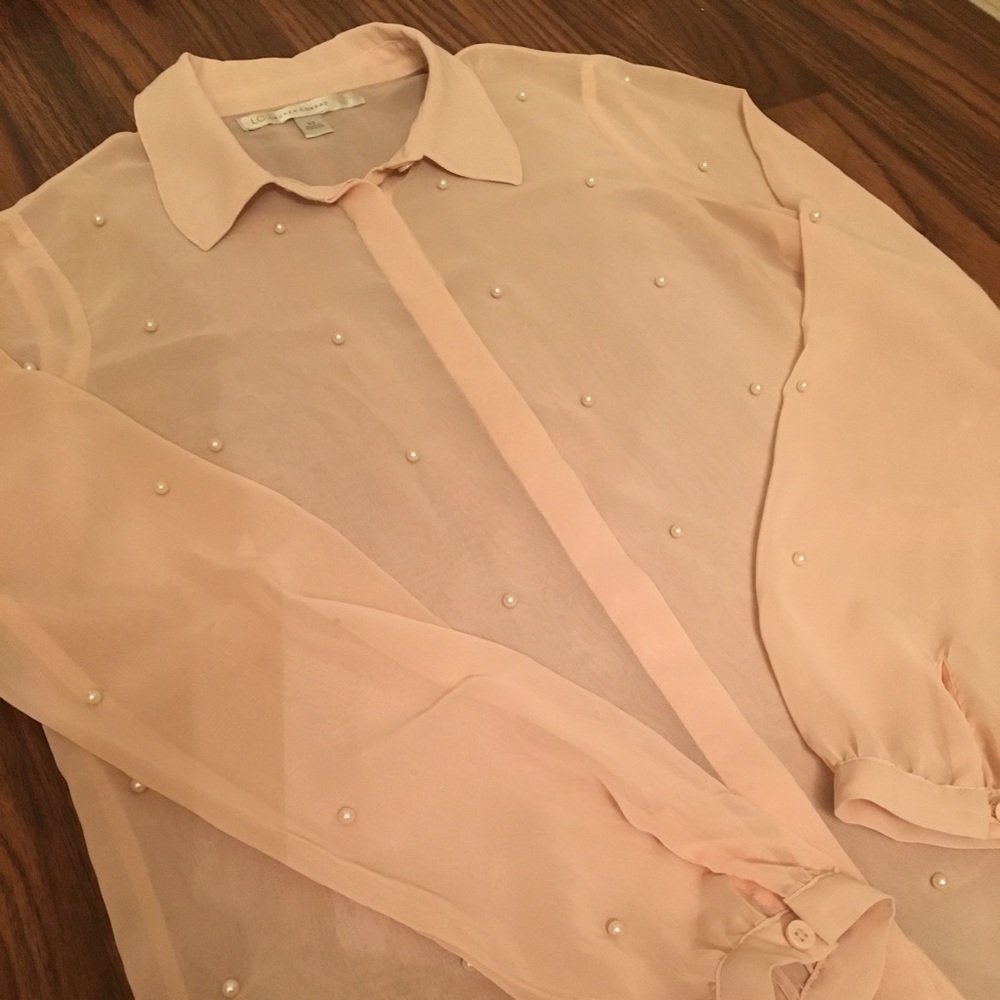 Peal stitched blouse