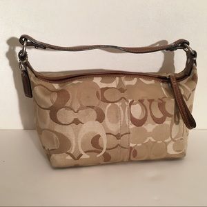 Small Light Brown Coach Purse - Great Condition!