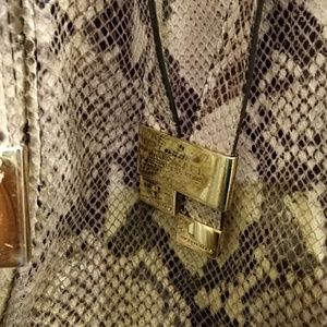 Michael Kors snake style purse