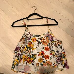 Mink pink floral top