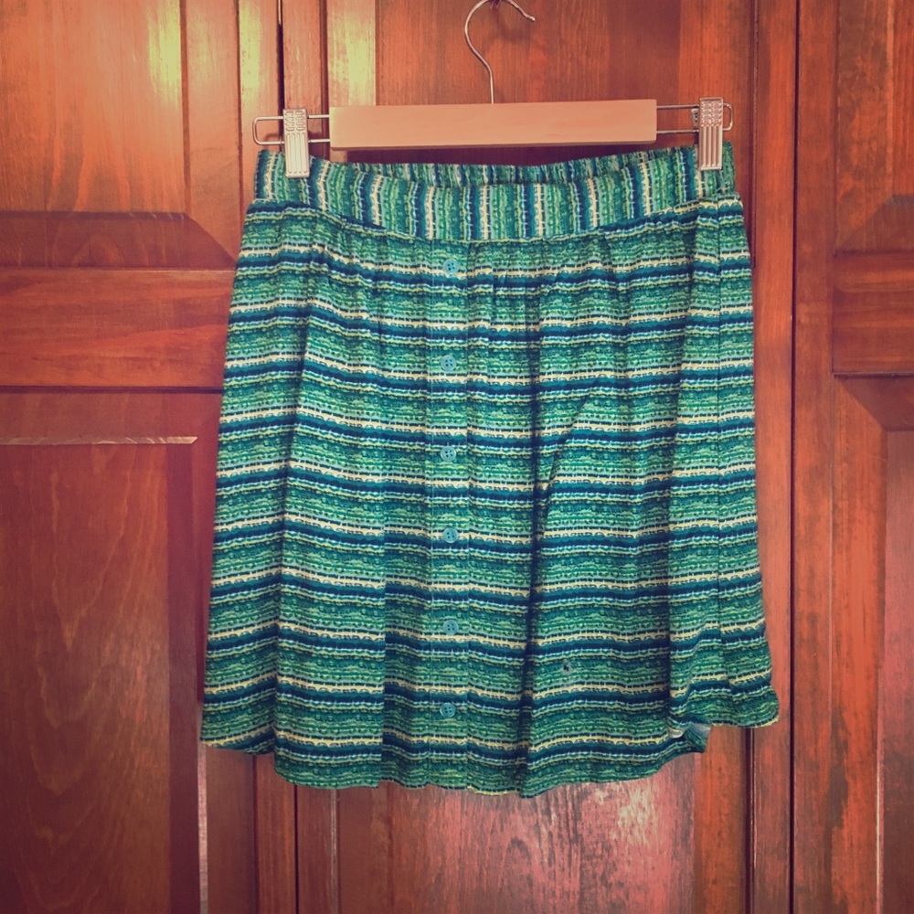 Green skirt