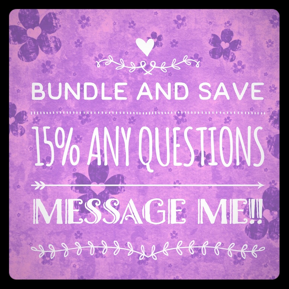 Bundles of 3 or more get 15% off
