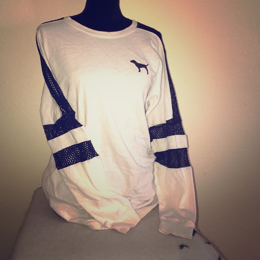 VICTORIA SECRET PINK FISHNET LONG SLEEVE🔥🔥🔥 - Picture 1 of 7