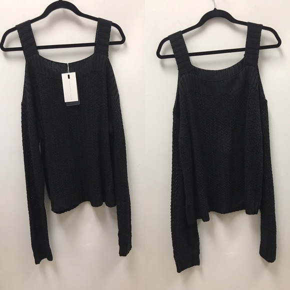 Nasty Gal cold comfort cold shoulder sweater - Picture 3 of 7