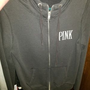 VICTORIA SECRET PINK ZIP UP HOODIE