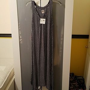 Anne Klein sleeveless maxi dress.