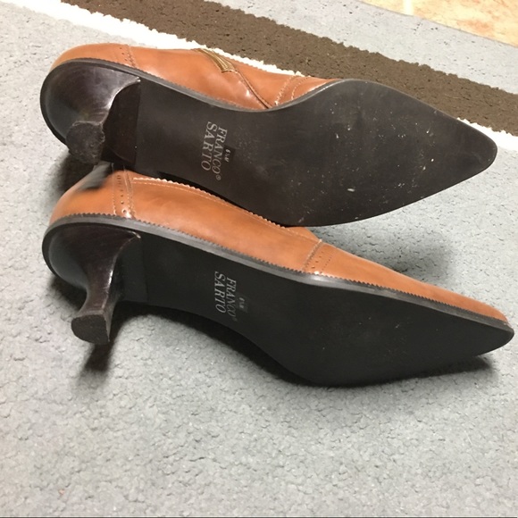 Franco Sarto brown heeled booties - Picture 4 of 4