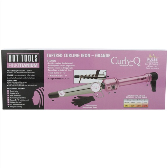 Hot Tools Professional 1 1/4” tapered curling iron