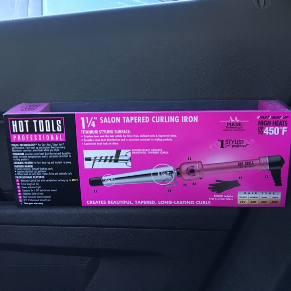 Hot Tools Professional 1 1/4” tapered curling iron main image 4