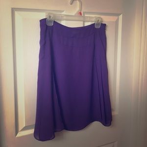 Purple Banana Republic skirt