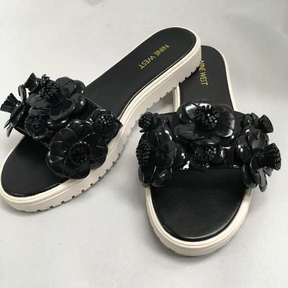 nine west cariana jelly sandals
