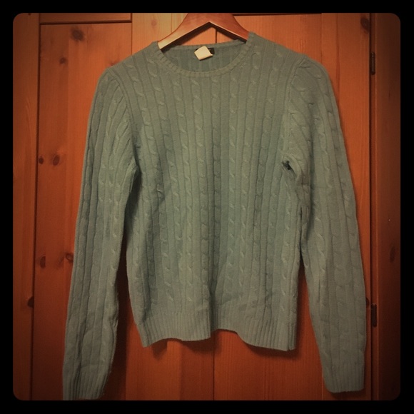 J. Crew cable knit wool sweater - Picture 1 of 4