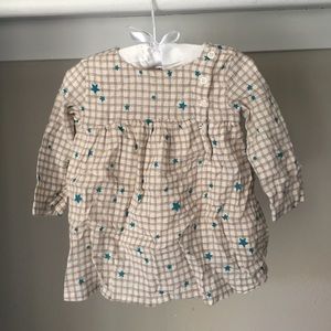 Sweet Baby Gap Long Sleeve Star Dress