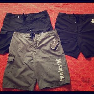 Bundle 3 Hurley board shorts | Brand new w/tags
