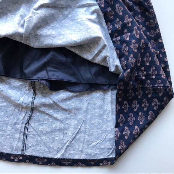 Victorian Floral Print Bell Sleeve Dress - Picture 5 of 7