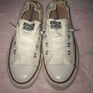 White slip on converse