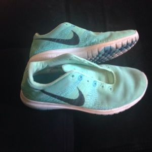 nike greenish blue flex fury fitsole