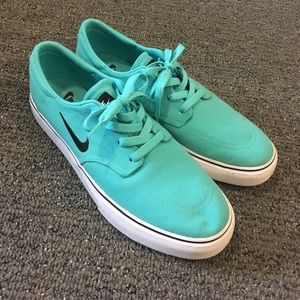 Nike SB turquoise shoes