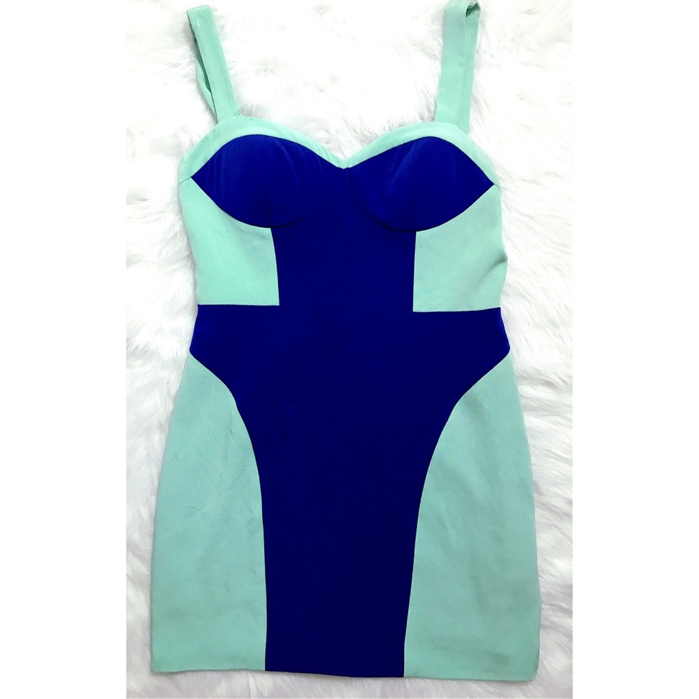 👗 REBECCA MINKOFF - Silk Colorblock Dress