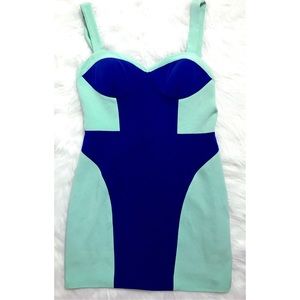 👗 REBECCA MINKOFF - Silk Colorblock Dress