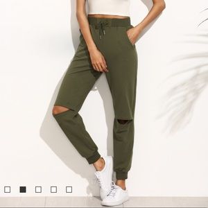 🐢 Army Cutout Joggers 🐢