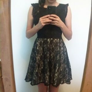 American Rag Darling black and white dress