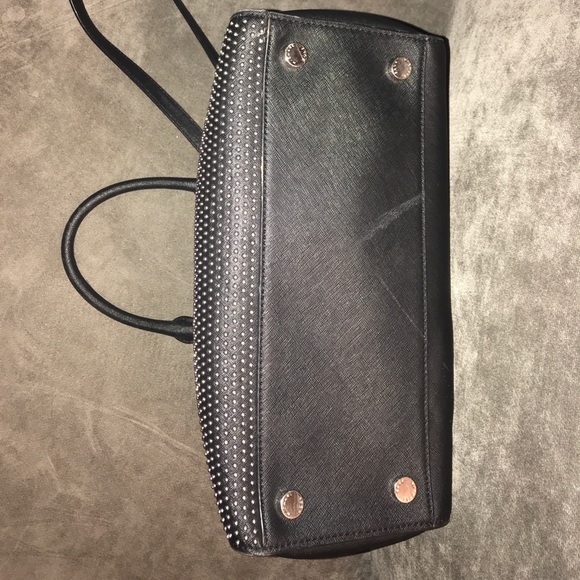 Authentic MK Micro Studded Saffiano Satchel - Picture 5 of 7