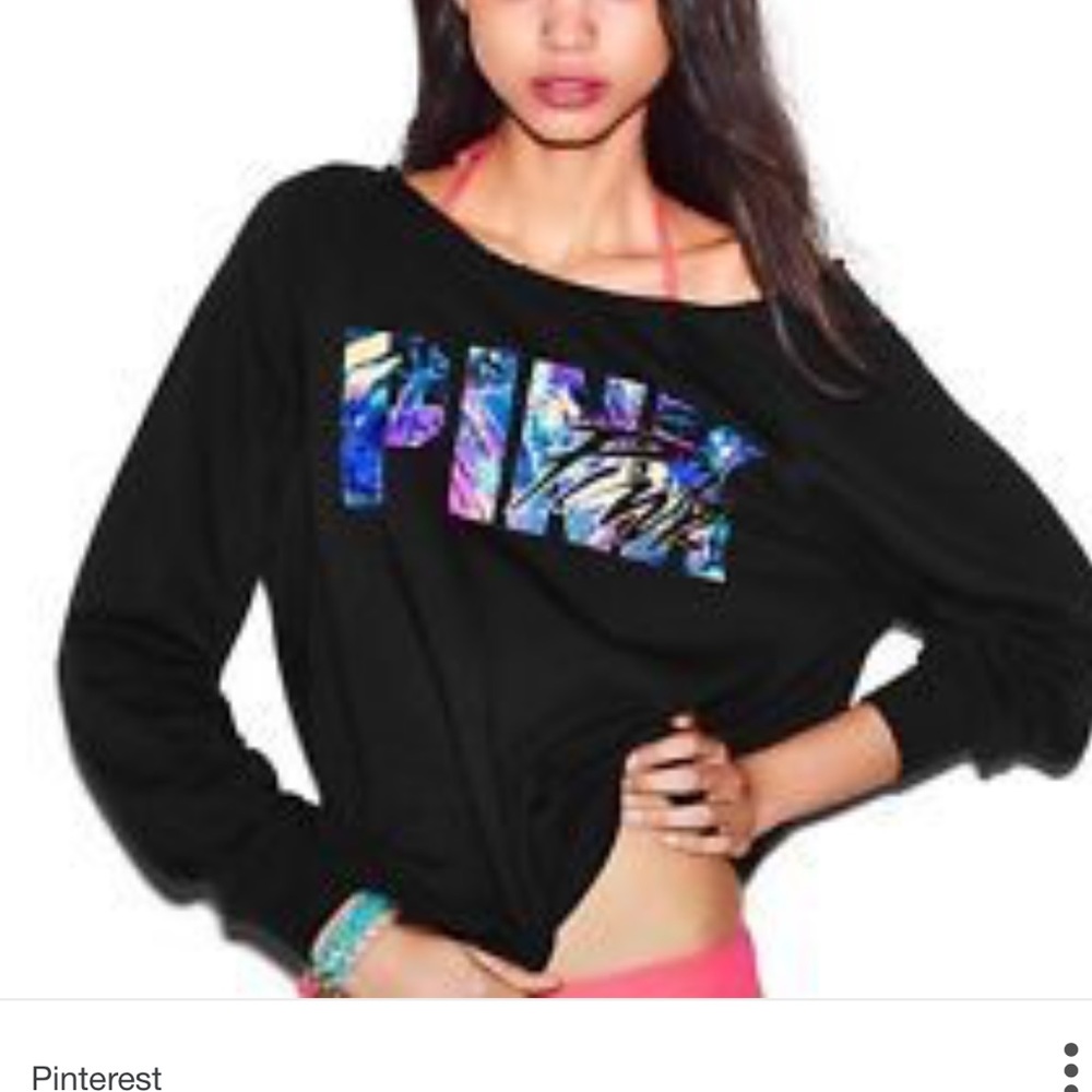 💋Victoria's Secret slouchy crew