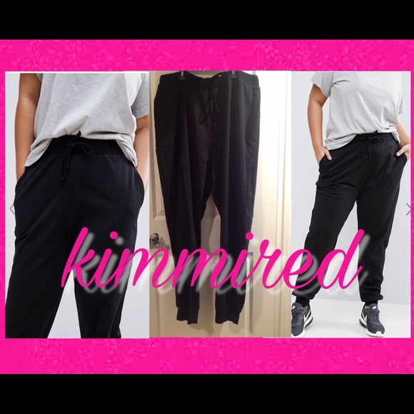 ASOS Curve Pants - 🆕Asos Curve Black Joggers ~ US 22 & US 24 ~ NWT