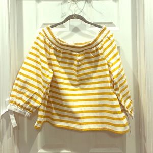 NWT JCrew Off The Shoulder Top