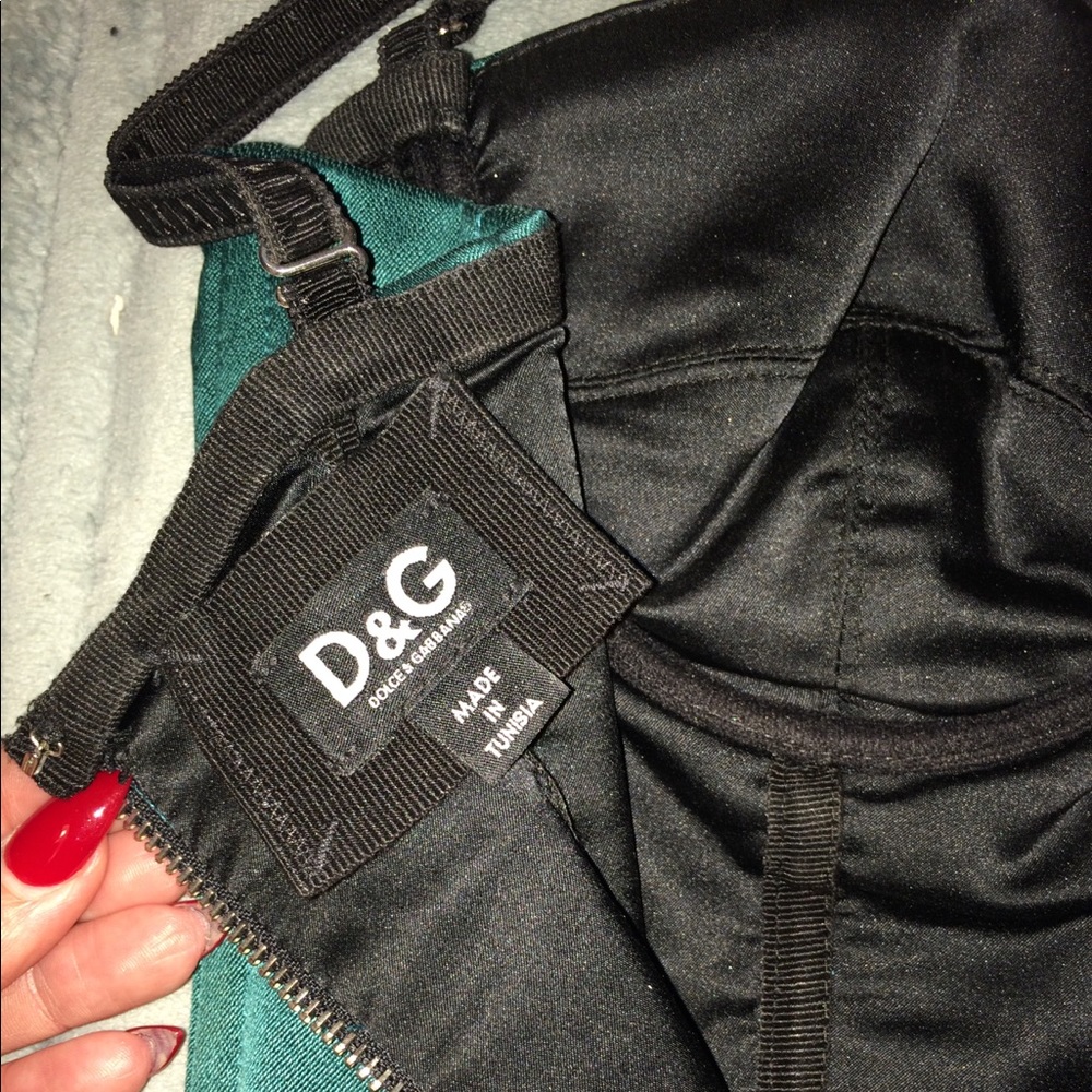 Dolce & Gabbana emerald green mini dress - Picture 3 of 4