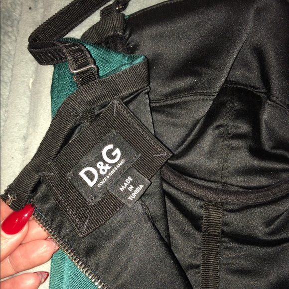 Dolce & Gabbana emerald green mini dress - Picture 3 of 4