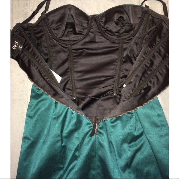 Dolce & Gabbana emerald green mini dress - Picture 4 of 4