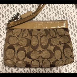 Small Coach Wristlet